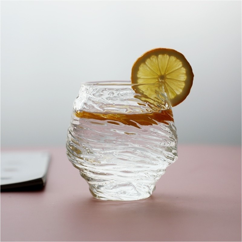 350ml Creative Water Cup Japanese Style Whiskey Glass Retro Hazy Hammer Wine Tumbler Drinking Cup XO