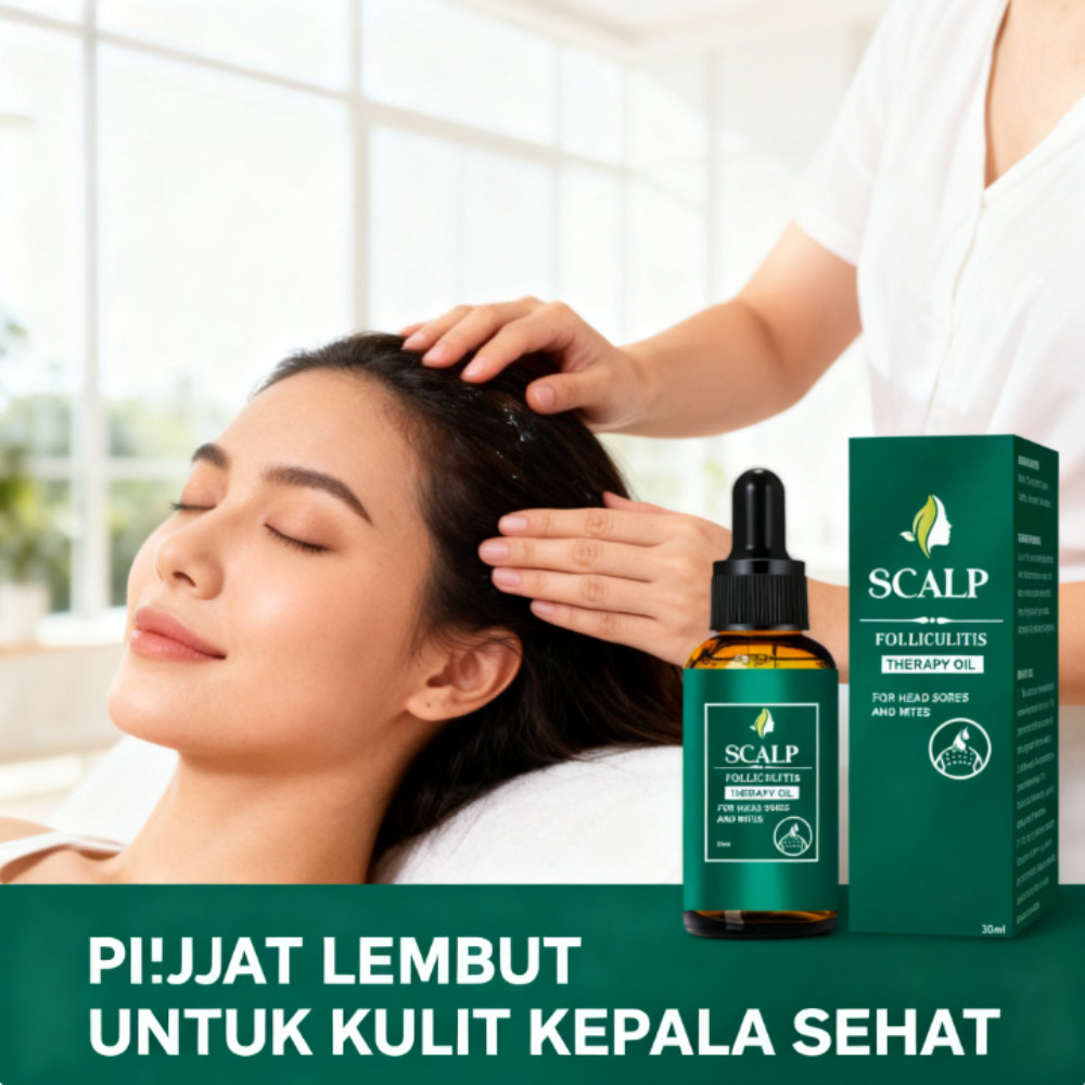 Hoegoa Scalp Care Oil 30ml dengan Minyak Tea Tree dan Jojoba untuk Kulit Kepala Sehat dan Pertumbuha