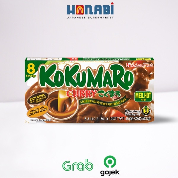 House Kokumaro Curry M-Hot Animal Free 140g - Bumbu Kari Jepang Blok Pedas Sedang, Bebas Bahan Hewan