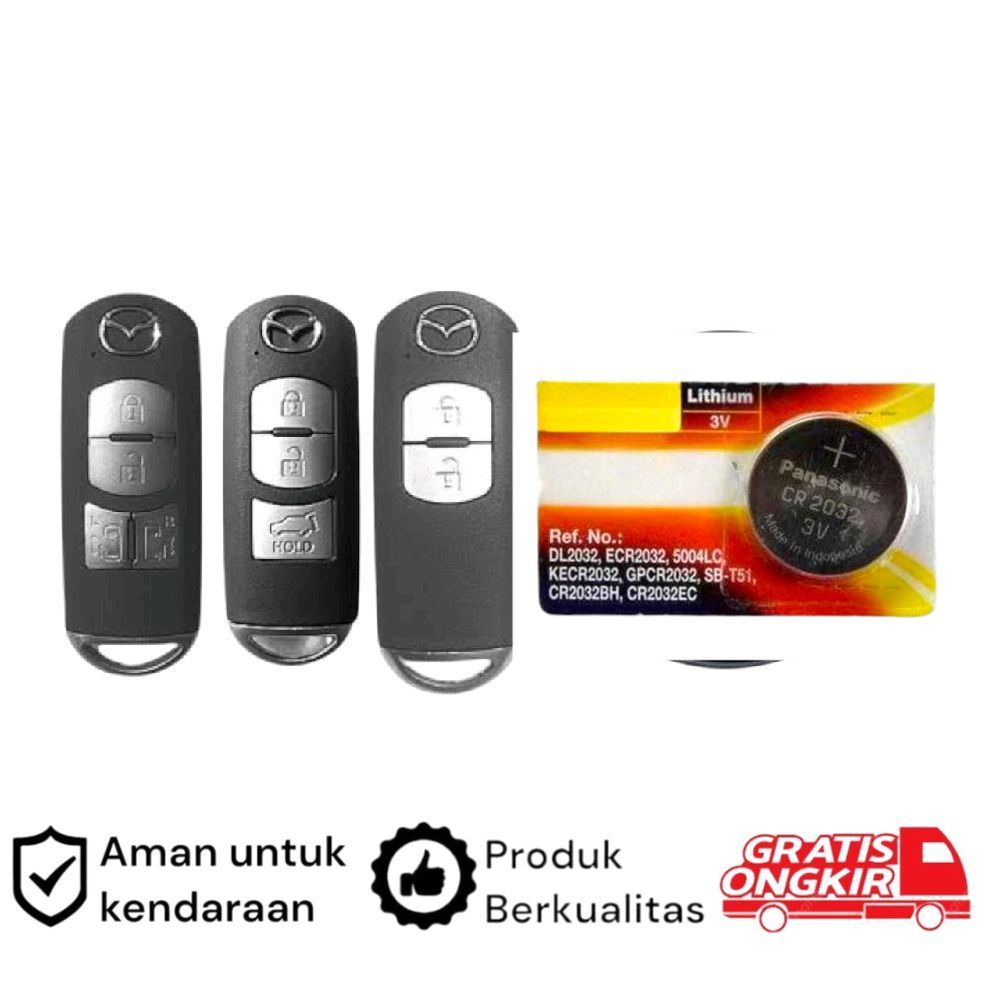 Baterai Remote Mobil NISSAN LIVINA X GEAR CR2025 ORIGINAL PANASONIC