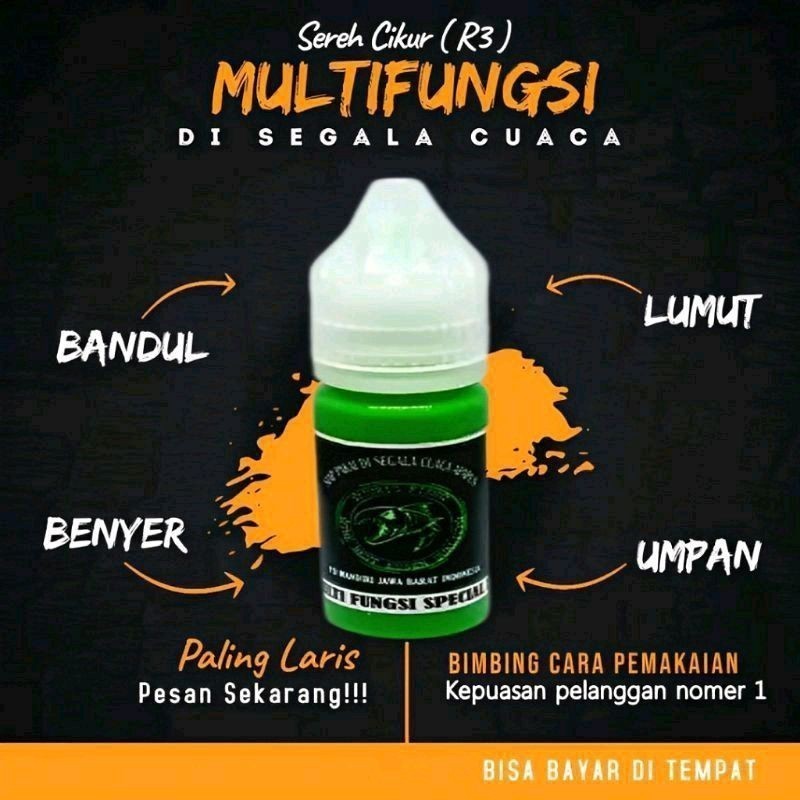 Oplosan 30ML  Esen Si Jurig Esen Ikan Nila Alam Liar Media Lumut Pelet Bandul Geleng   Paling Ampuh 