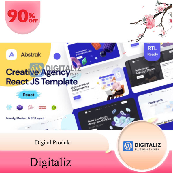 Abstrak  React Agency and React Portfolio
