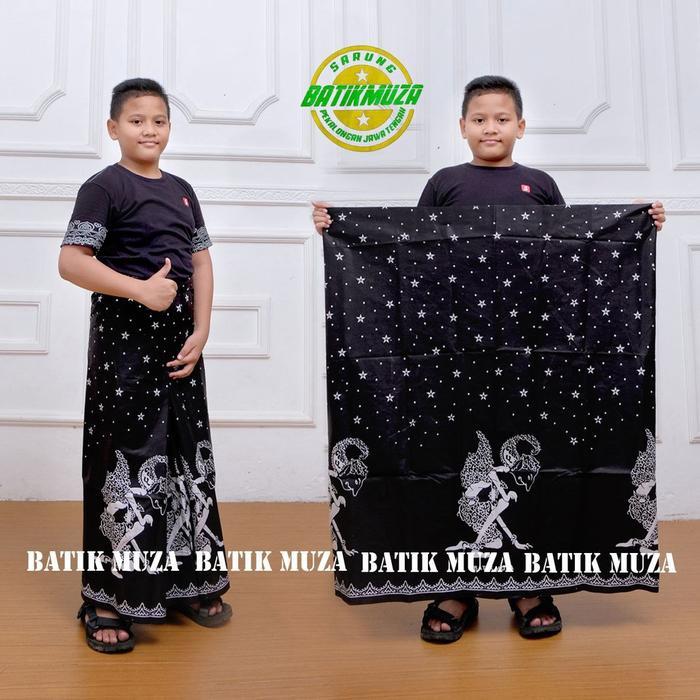 SARUNG ANAK WAYANG SEDEKU SARUNG BATIK GUNUNGAN ANAK WAYANG SARUNG ANAK SD SARUNG WAYANG ARJUNA - F