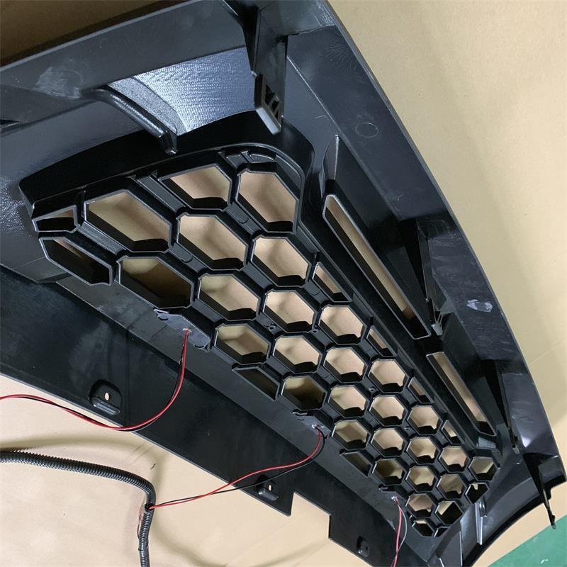 MATTE BLACK FRONT RACING GRILLE GRILLS FRONT BUMPER MASK COVER FIT FOR ISUZU DMAX D-MAX 2016-2019 GR