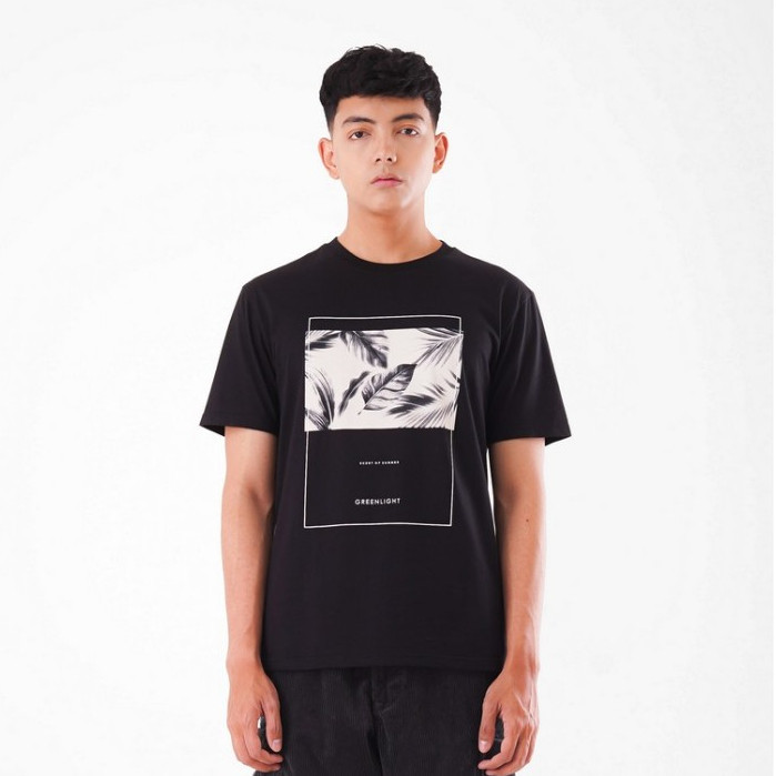 ORI Greenlight Kaos Pria Lengan Pendek Katun T-Shirt Short Sleeve Slim Fit Scent Of Summer C141223