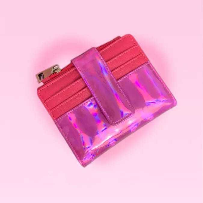 FAHIRA Dompet wanita hologram || dompet mini wanita hologram || dompet lipat wanita