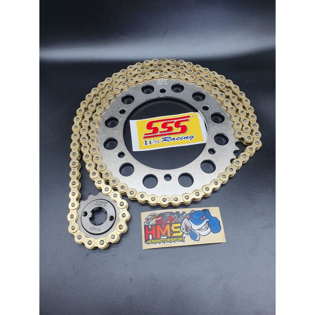 promo toko Gir Set SSS Ninja RR Gir SSS Ninja R Rantai gold warna 415