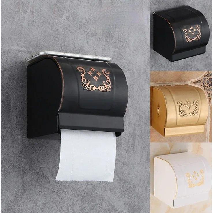 Paper Towel spenser Wall Mounted Tissue Box Holder Paper Towel Holder Toilet Paper Holder Bathroom A