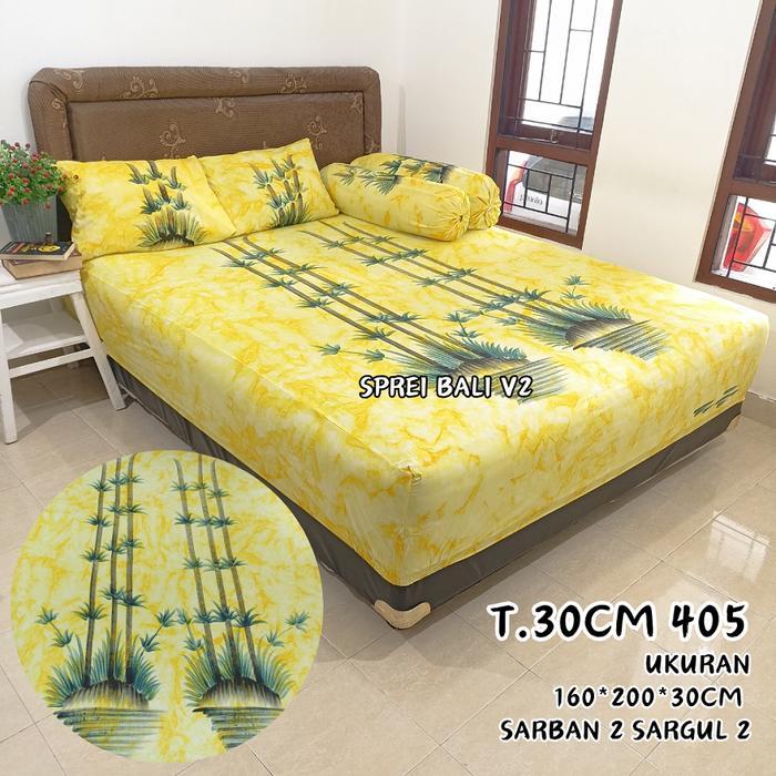 Sprei Bali Ukuran 160 x 200 Tinggi 30 cm - 405