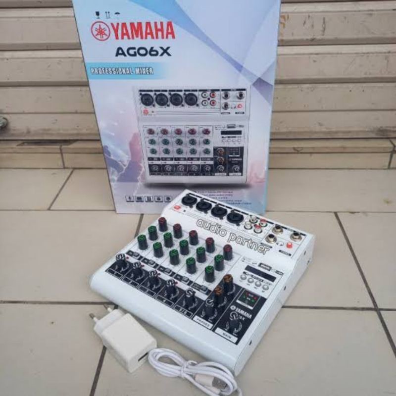 MIXER AUDIO YAMAHA AG06X BLUETOOTH USB MP3 MIXER 6 CHANNEL AG 06 X