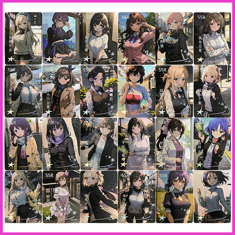 Anime Goddess Story Rare SSR Flash Card Kashiwazaki Sena Nishikigi isato Toys for boys Collectible C