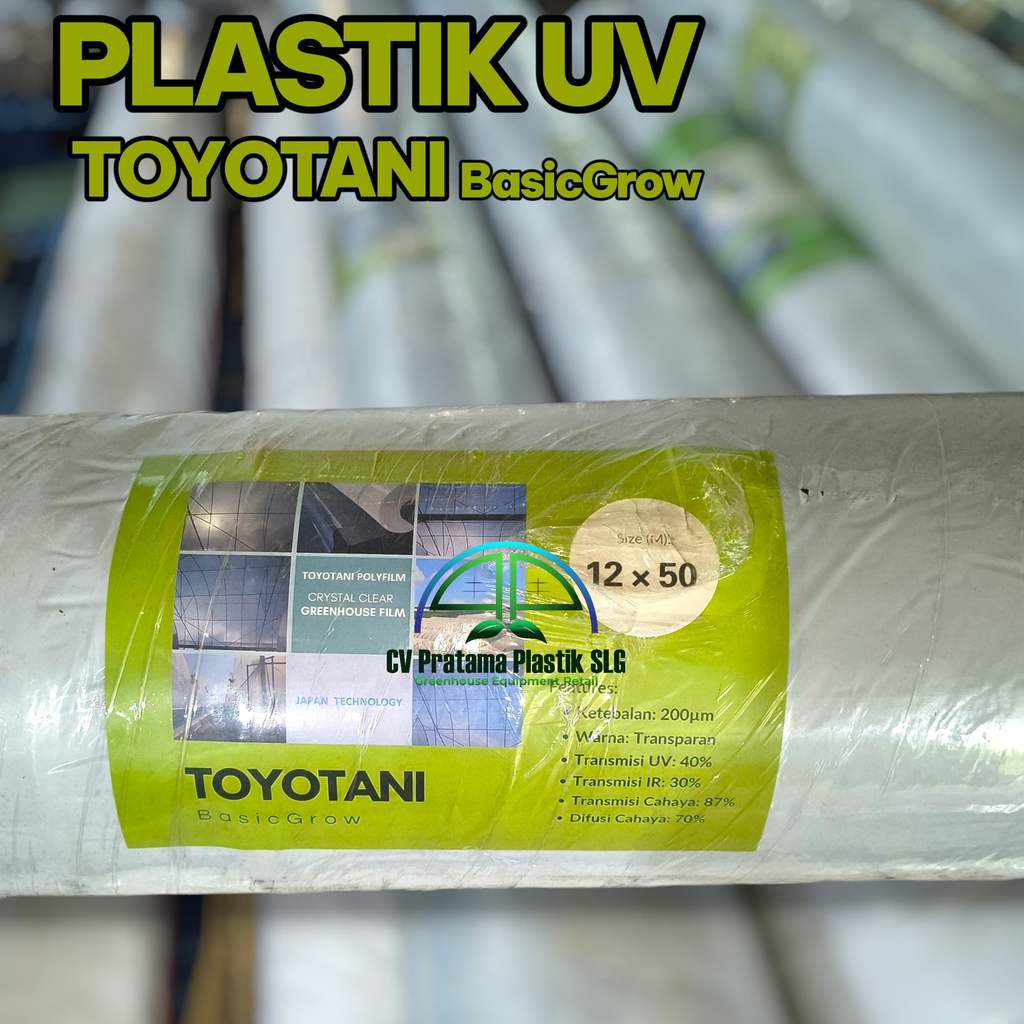 Plastik UV Toyotani Lebar 12 Meter Panjang 50 Meter