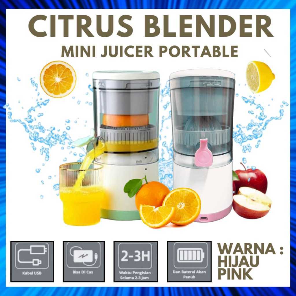 (welfijat) Citrus Blender Mini Juicer Portable Alat Peras Buah Otomatis Multifungsi / Blender Juicer
