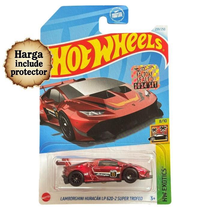 Hotwheels Super Treasure Hunt Lamborghini Huracan LP 620 2 Super Trofeo Factory Sealed 2024 Toy PSto