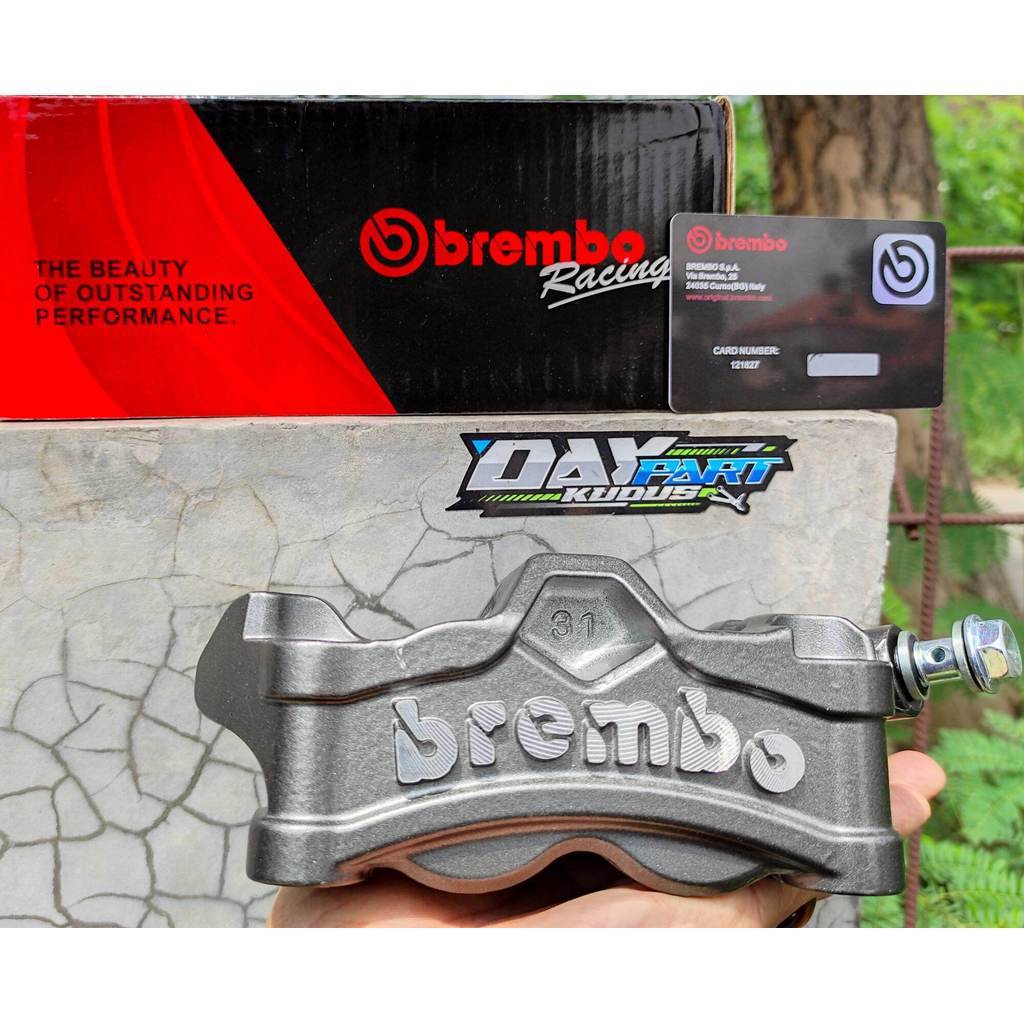 promo spesial caliper brembo m7 grey kaliper brembo m 7 universal tergantung breket pengeriman cakra