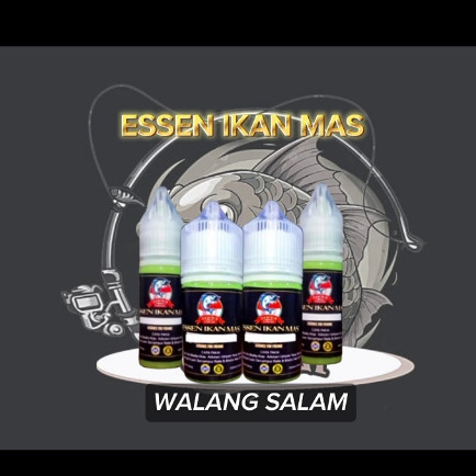 Essen ikan mas oplosan akar walang fishing reguler & akar walang premium 15 ml 30ml