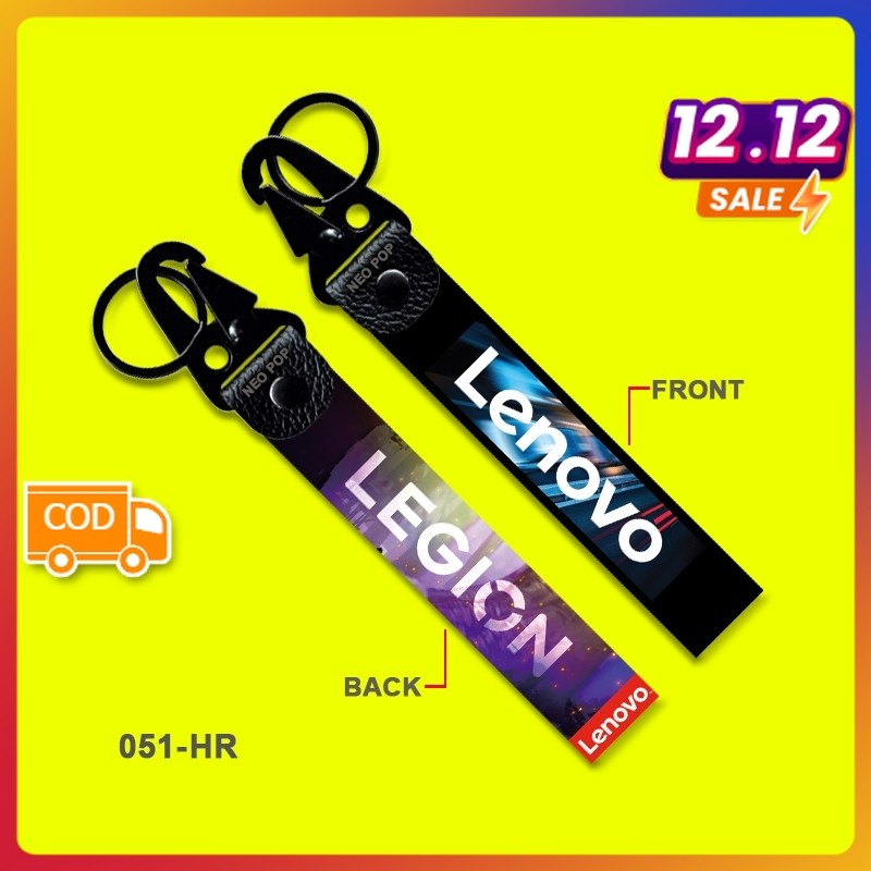 GANTUNGAN KUNCI PREMIUM LOGO LENOVO LEGION KEY CHAIN TAG STAP HOLDER SEPEDA MOTOR MOBIL LISTRIK LUGG