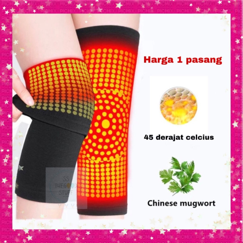 Sabuk Terapi Pemanas Lutut Ai Cao Alat Deker Terapi Lutut