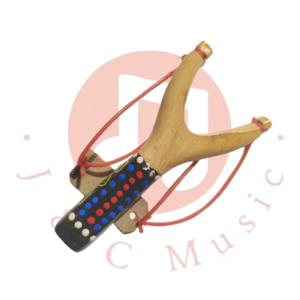 TERBAGUS Mainan Katapel Anak Bahan Kayu Karet Kulit