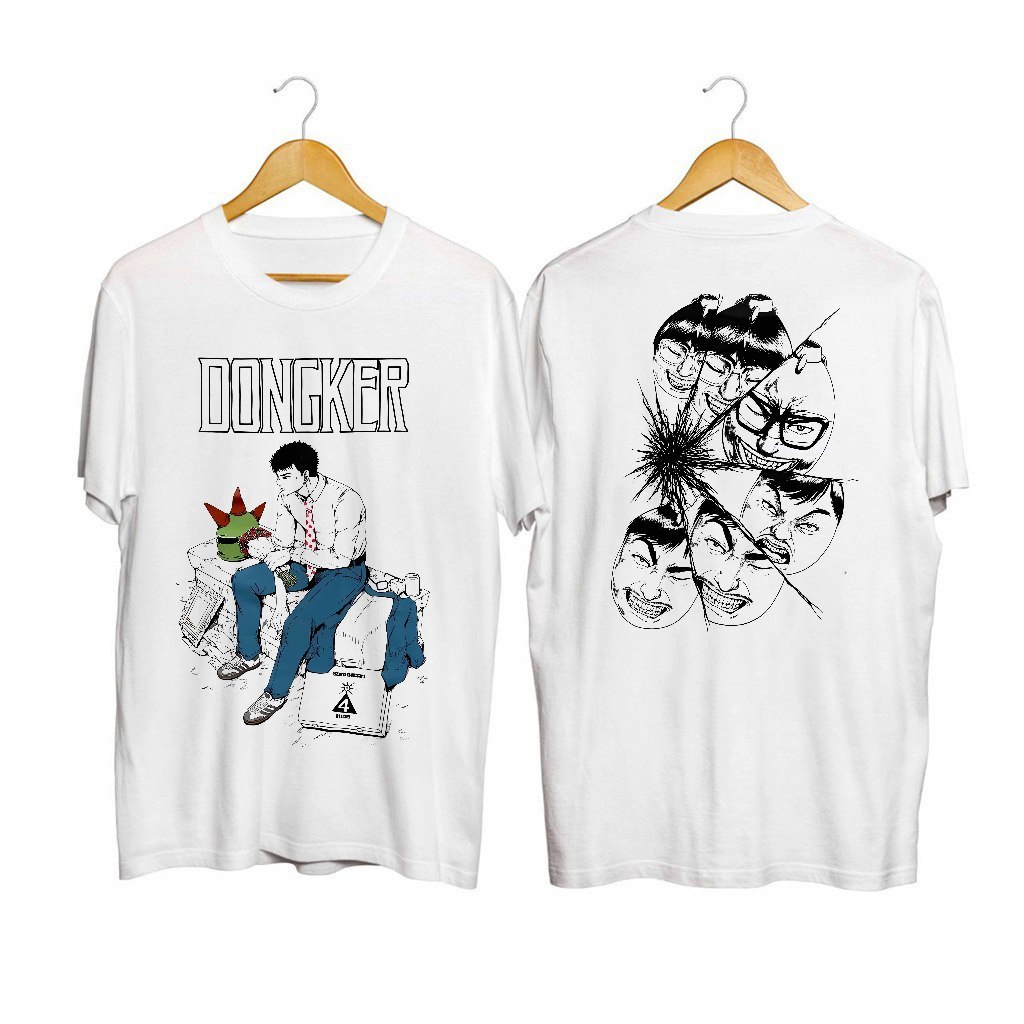 Kaos Band Dongker x Sackhead White
