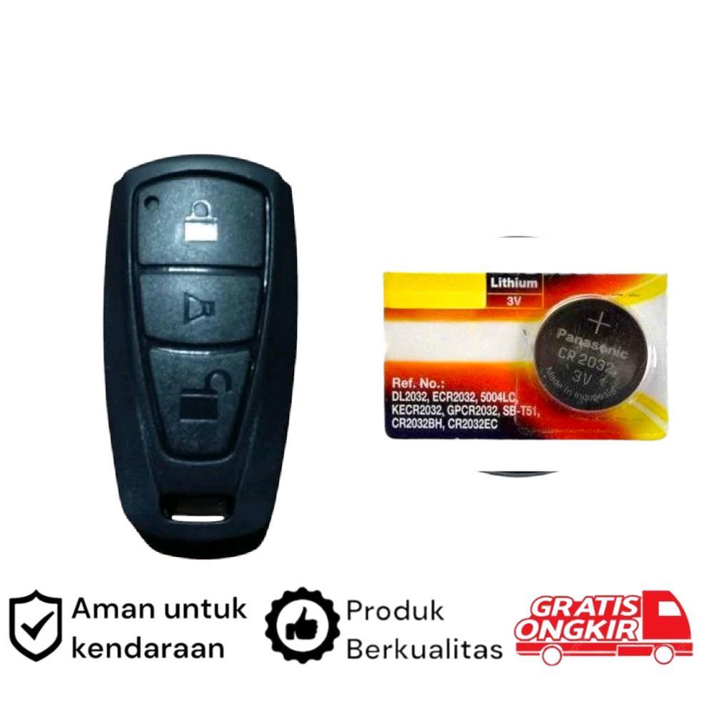 Baterai Remote Mobil Dihatsu Ayla CR2016 ORIGINAL PANASONIC