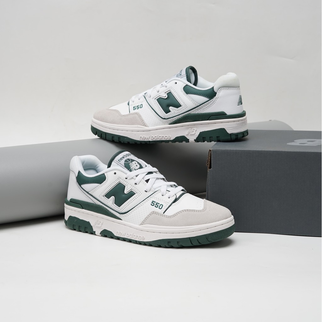 New Balance  550 White Green