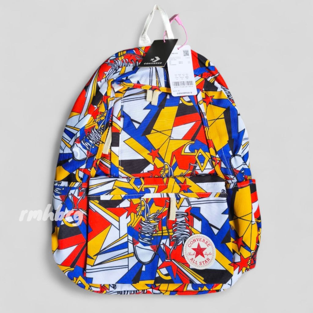 Tas Ransel Converse COMIC Multicolor Go2 / Tas Anak Sekolah Komik Converse/ CV Backpack Uniseks
