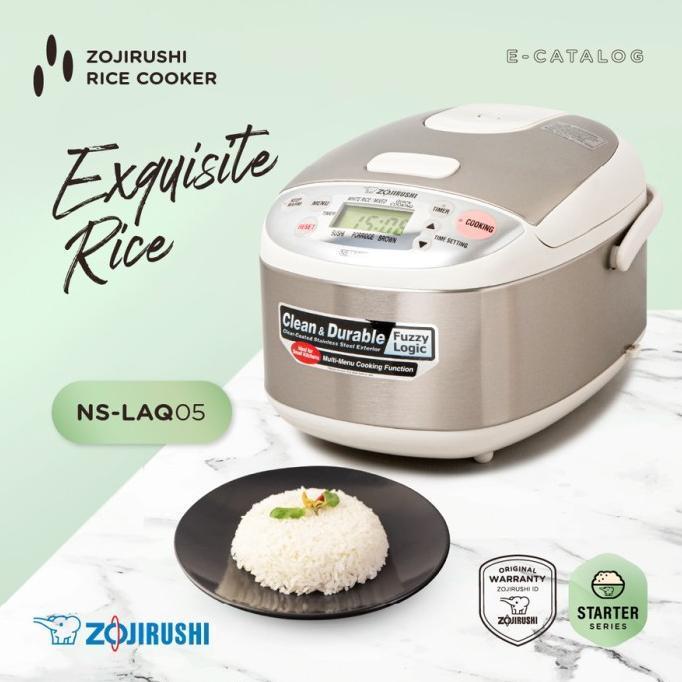Zojirushi Rice Cooker / Penanak Nasi - 0.5L NS-LAQ05