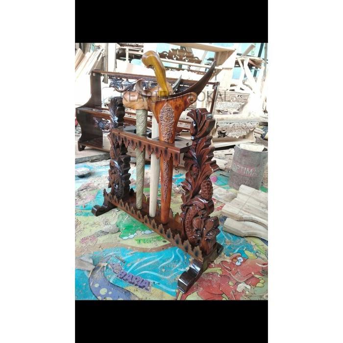 Jagrak keris isi 3 ukir naga 275rb termurah KF342 LP2