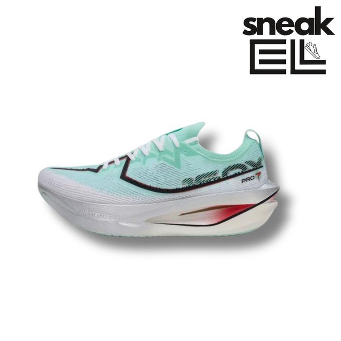 Xtep 160X 7.0 Pro White Cyan Original Sepatu Lari Pria/Running Shoes 975318110041-9