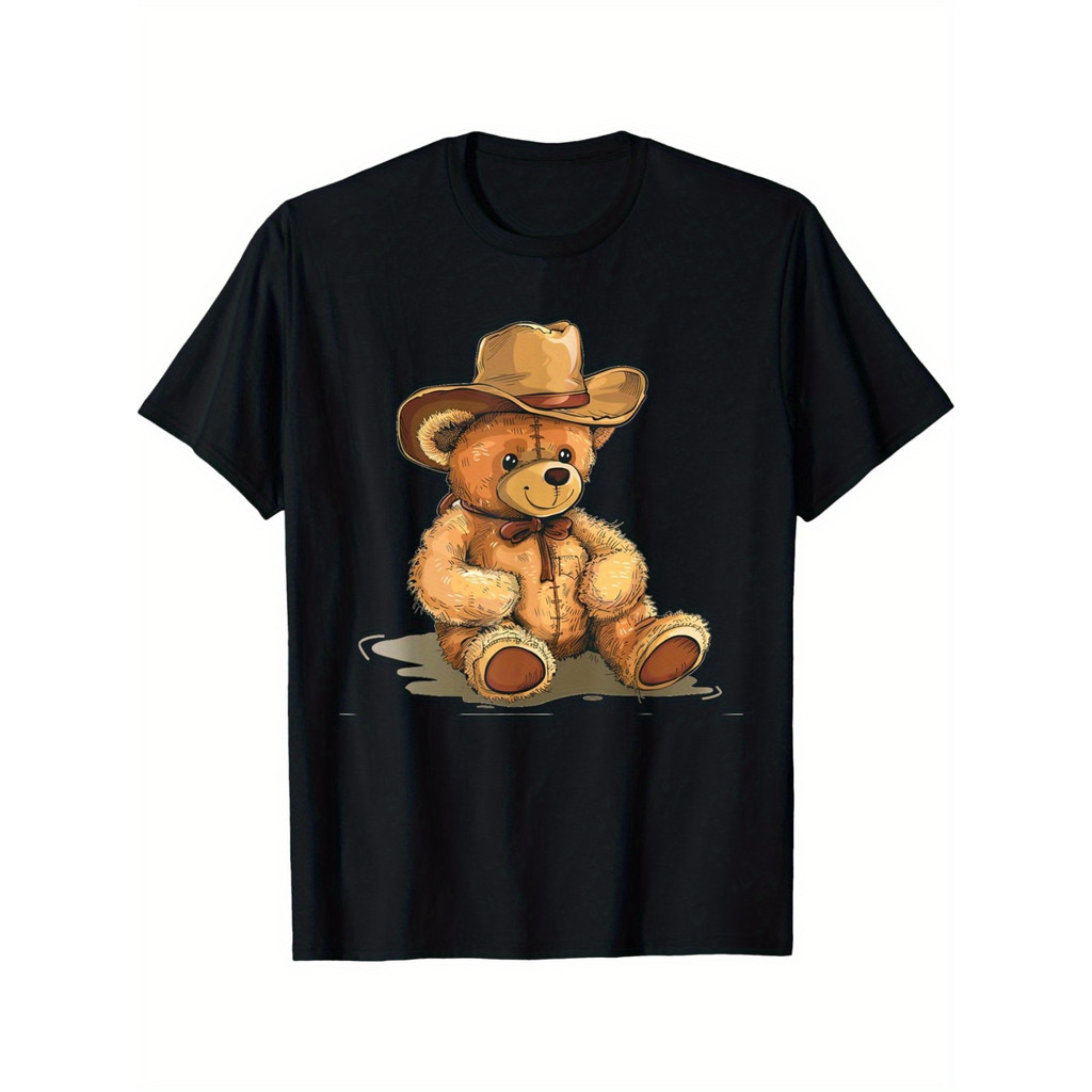 Koleksi Kaos Pria Desain Unik & Humoris - Katun 100% Lembut Bernapas Lengan Pendek Kasual Nyaman Dip