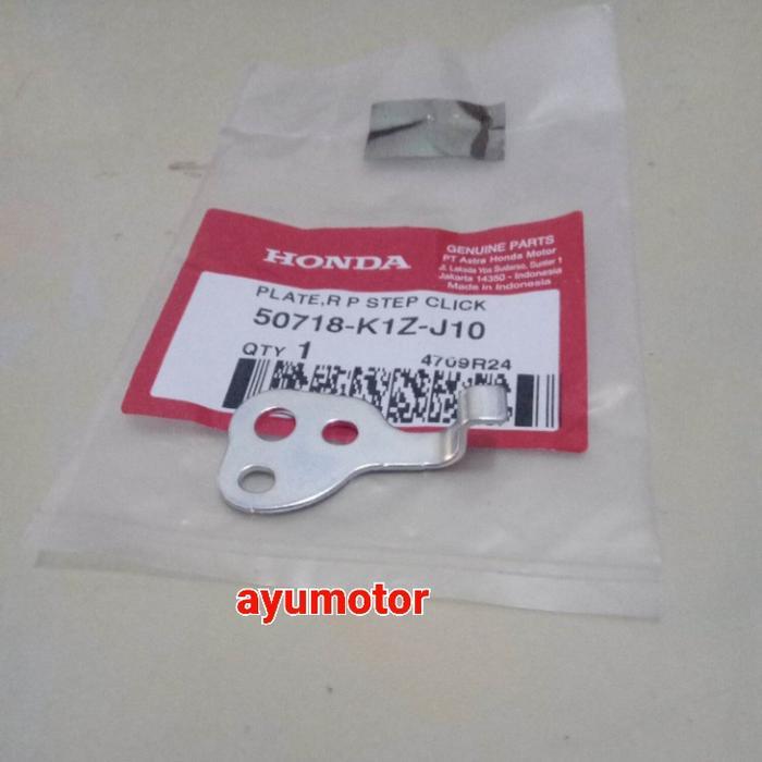 besi plat step boncengan belakang kanan pcx 160 original honda