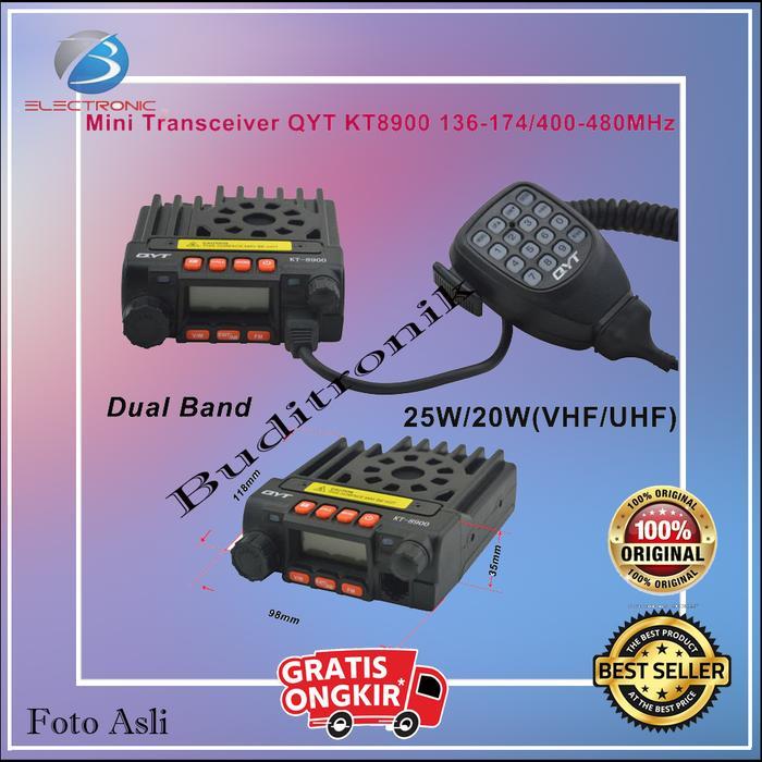 ECHOVERSE Radio Rig MIni Mobil Dual Band QYT KT 8900 / HT / Walkie Talkie - RIG MINI SAJA