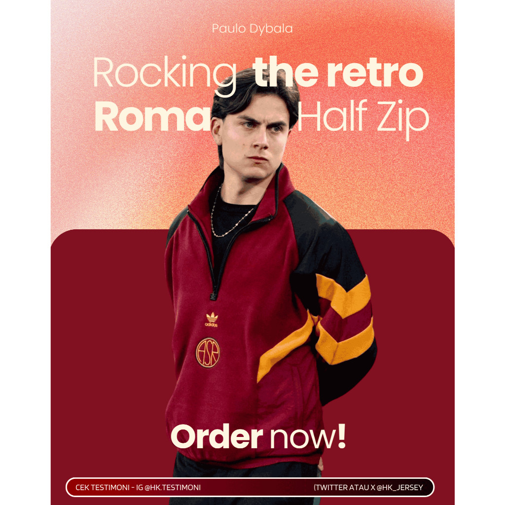 (Ganisa02) AS ROMA HALFZIP SWEATSHIRT (PRE ORDER) JAKET