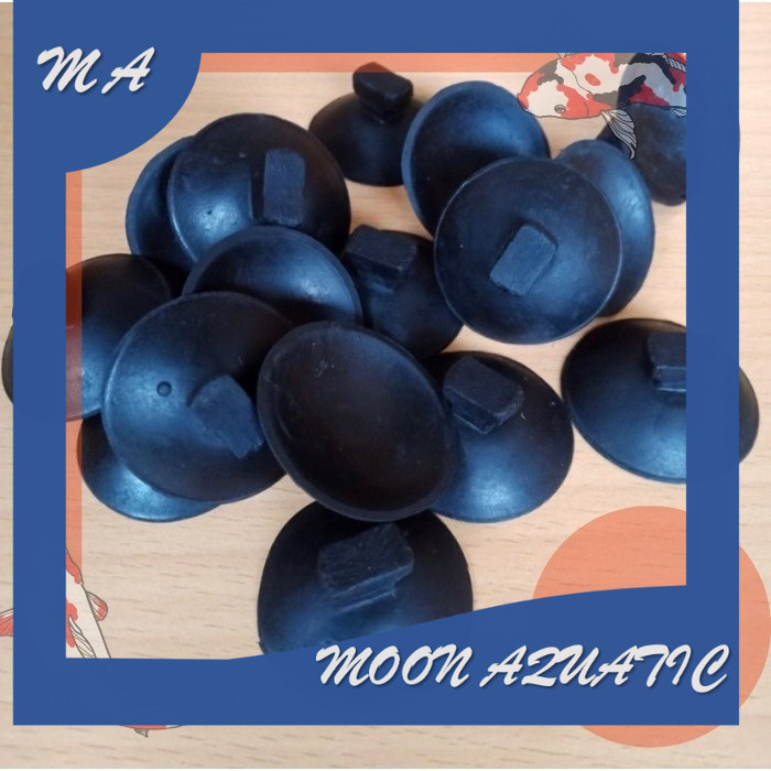 DOP KARET Ujung KOTAK Mesin Pompa Heater Lampu Led Tempel Aquarium dop mesin ujung kotak