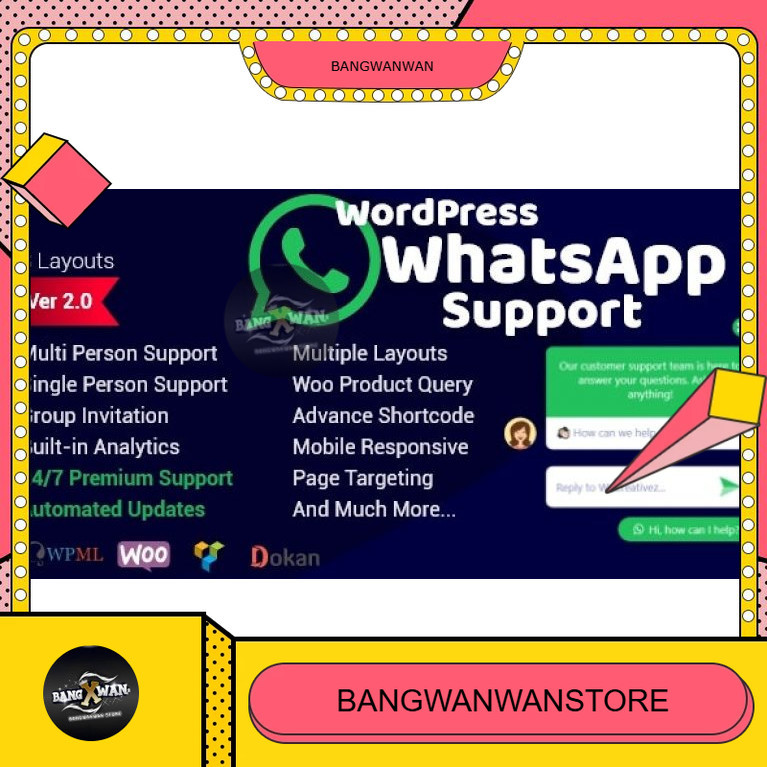 WordPress WhatsApp Support V2.5.0