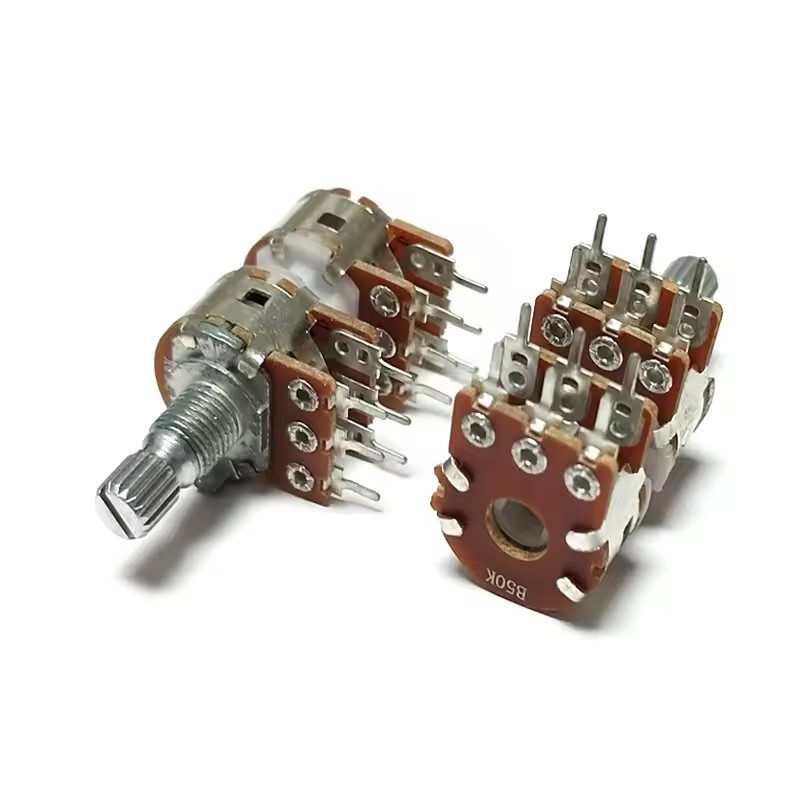 POTENSIO DOUBLE POTENSIO GANDENG STEREO 50K 20 MM