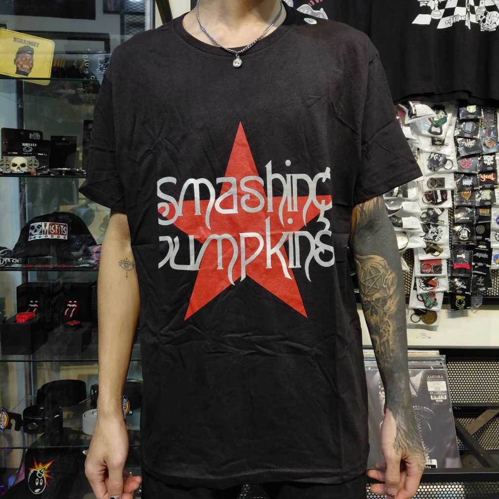 ORI T Shirt Band Official THE SMASHING PUMPKINS - STAR LOGO Original