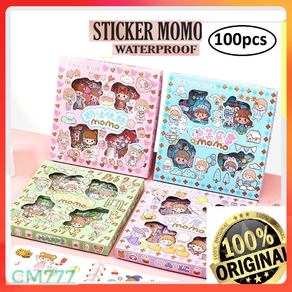 Stiker Viral Momo/Sticker Momo 100pcs/Box