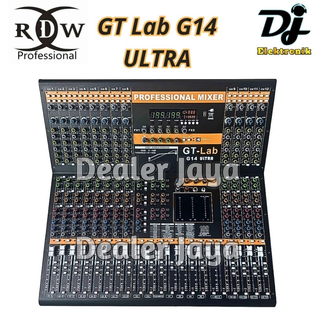Mixer Analog GT LAB G14 ULTRA / G 14 ULTRA - 12 channel (RDW)
