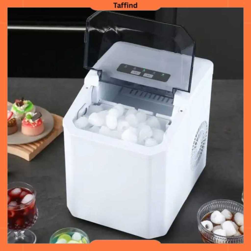 Mesin Es Batu Kristal Otomatis Mini Portable Ice Maker 12kg 100W - YH-16