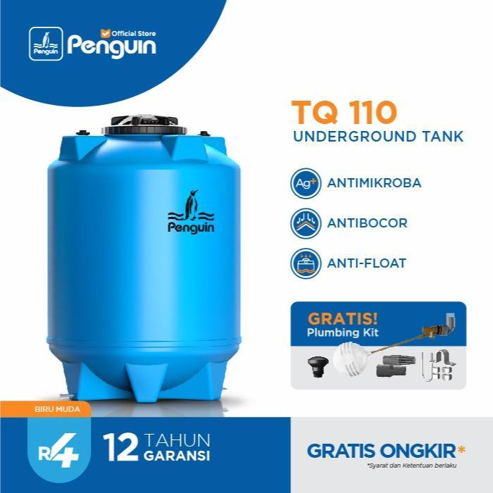 Penguin TQ-110 1000 Liter Toren Tandon Tangki Air Underground Tank - Biru Muda