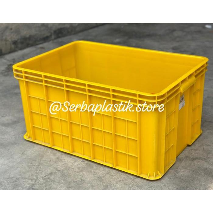 Container box industri / keranjang kontainer pabrik / krat plastik hanata 2100 / krat roti buah sayu