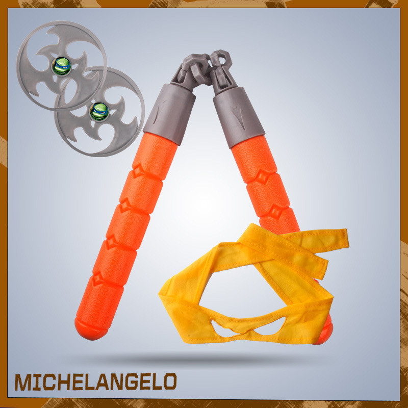 Teenage Ninja Turtles Anime Merchandise Eye Mask Nunchaku Darts Knife Anime Cosplay Wear Children's 