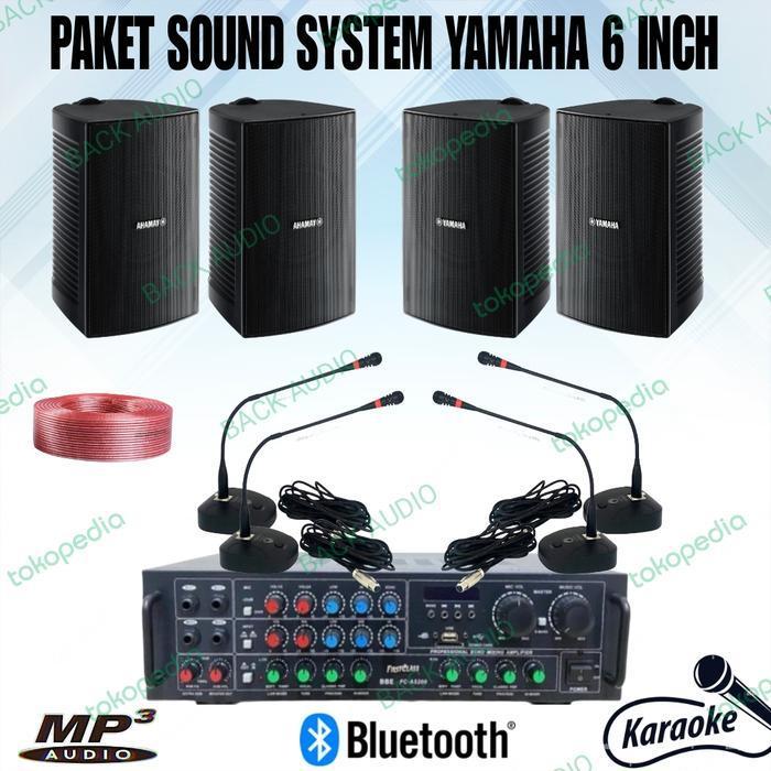 PAKET SOUND SYSTEM MEETING ROOM 4 SPEAKER 6 INCH YAMAHA SOUND KANTOR