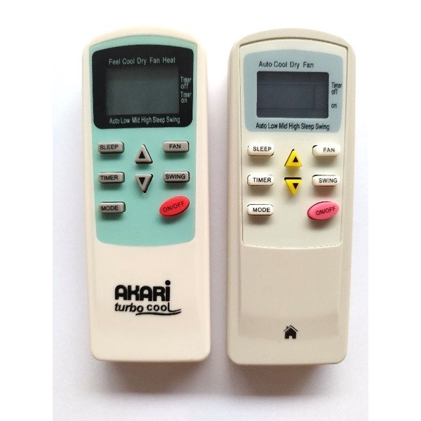 REMOT REMOTE AC AKARI TURBO COOL RC-055T