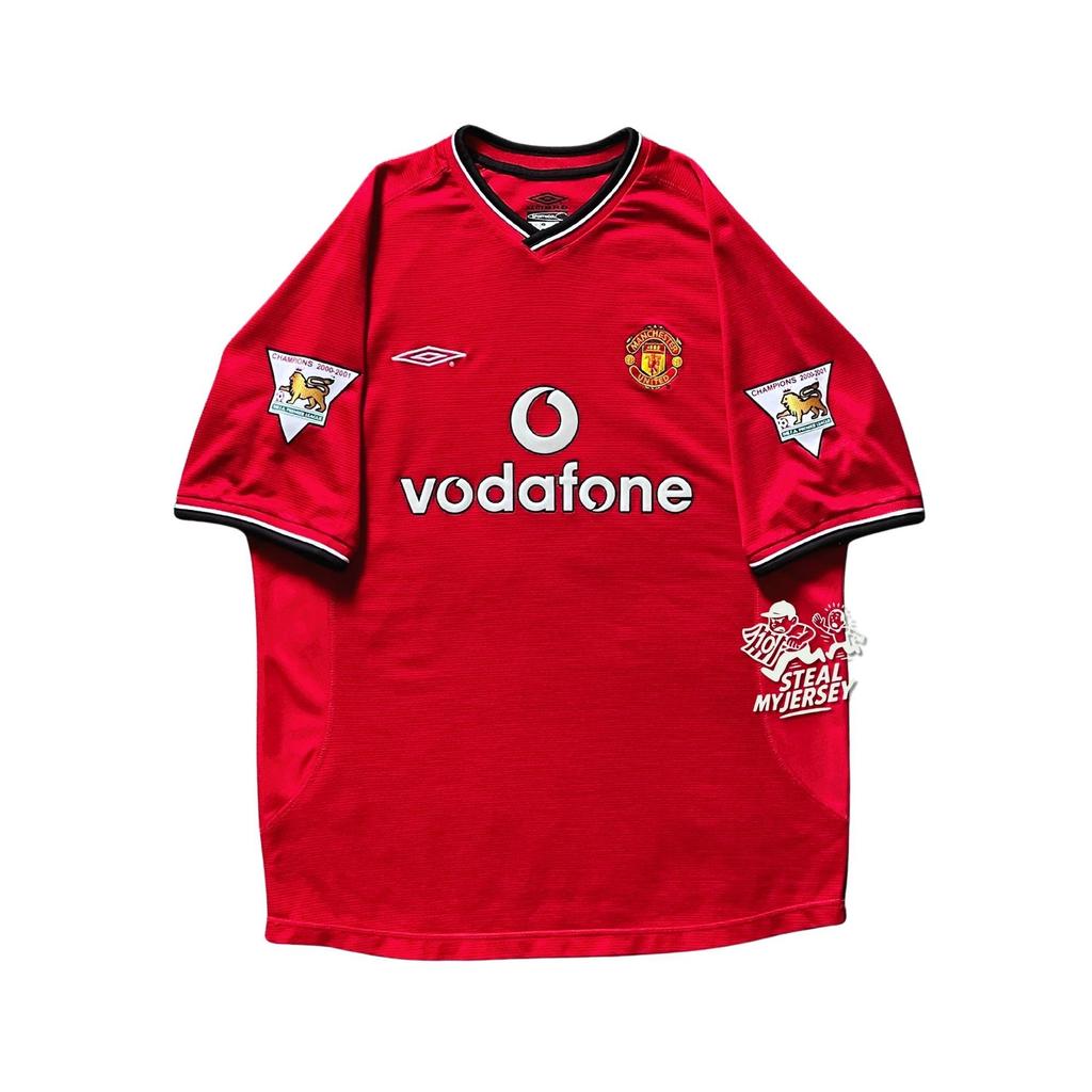 Jersey Original Manchester United Home (L) 2000-2001 Veron Asli Ori