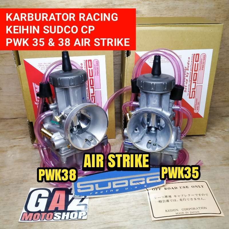 Karburator PWK 35 38 AIRSTRIKE Karbu Racing Rep pwk35 pwk38 AS SDC Sirip Air strike