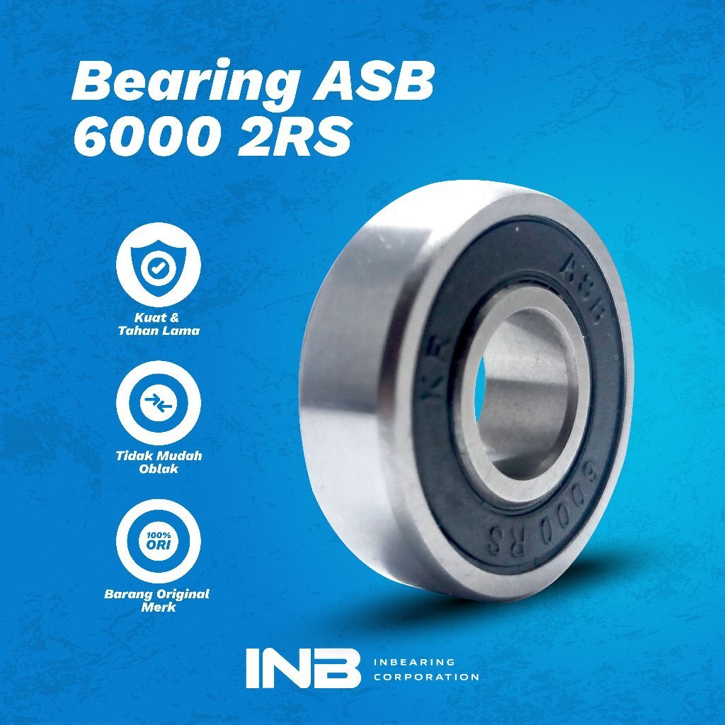 [Min 10 Biji] Laker Bearing 6000 2rs ASB Bearing Monoshock Vixion Bearing Unitrack Vixion New INB