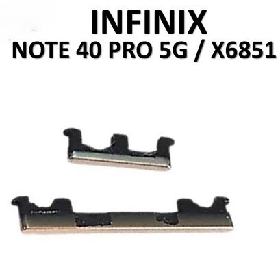 Tombol Button Luar Volume Naik Turun Luar INFINIX NOTE 40 X6853 / INFINIX NOTE 40 PRO X6851